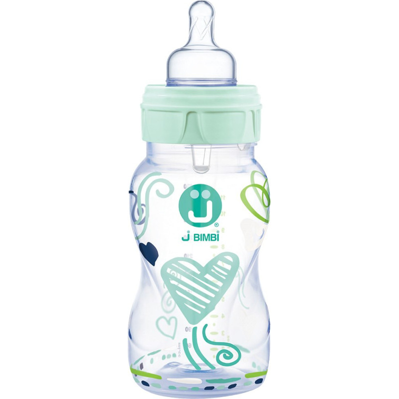 Anti-colic feeding bottle Trendy 330ml green