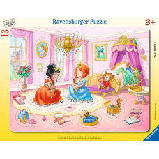 Ravensburger Плоский пазл 8&ndash;17 эл. Принцессы и щенки 3+