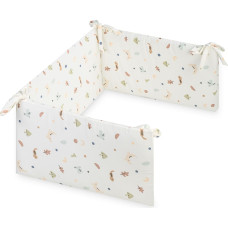 Julius Zollner “Comfort Soft” mīkstās apmales bērnu gultiņai "Animals"