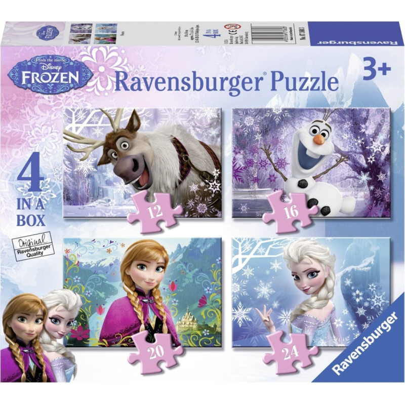 Ravensburger Пазл 4в1 Холодное сердце 3+
