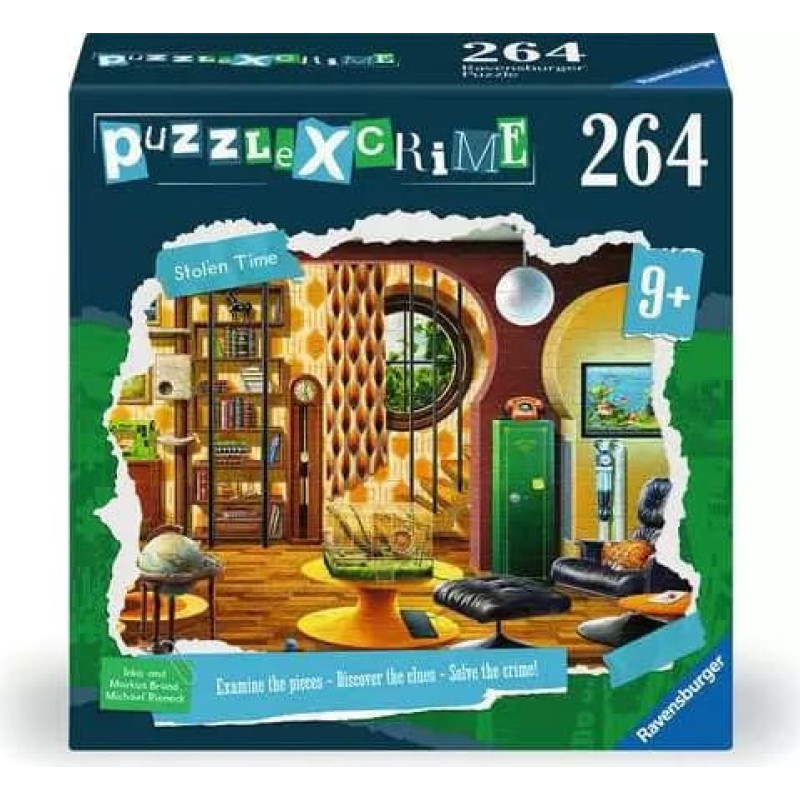 Ravensburger Пазл X Crime, 264 детали: Украденное время