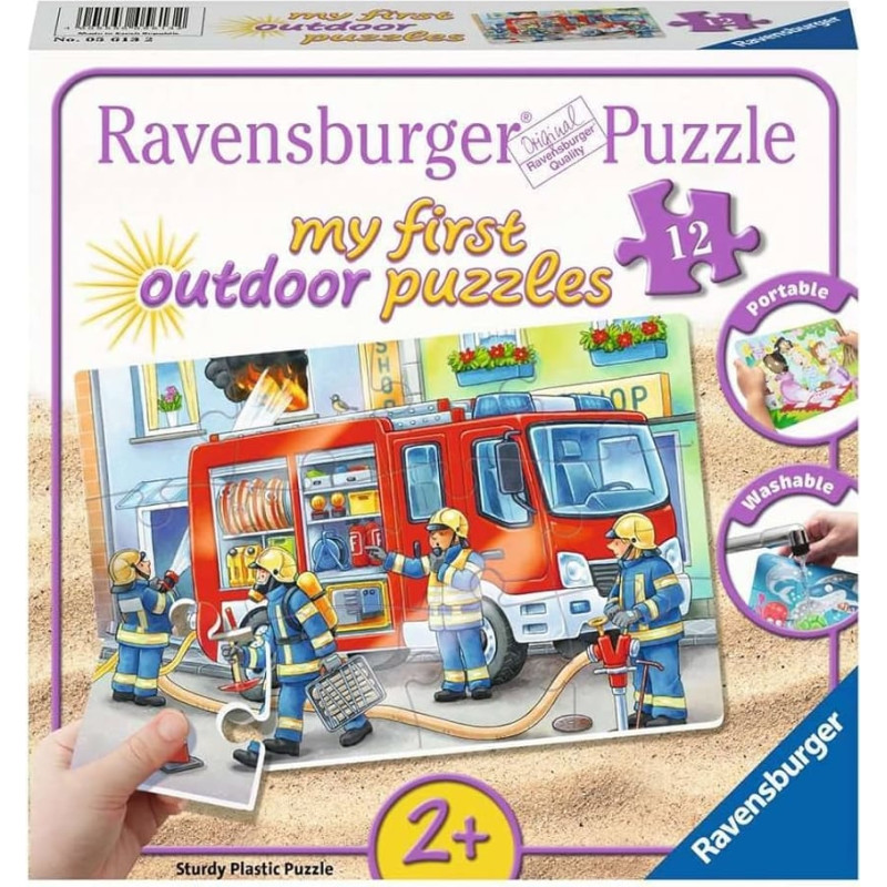 Ravensburger Уличный пазл 12 эл. Пожарная бригада