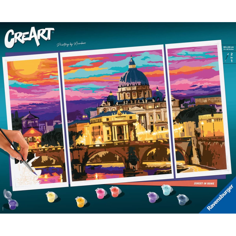 Ravensburger Картина по номерам &ndash; Романтичный Рим