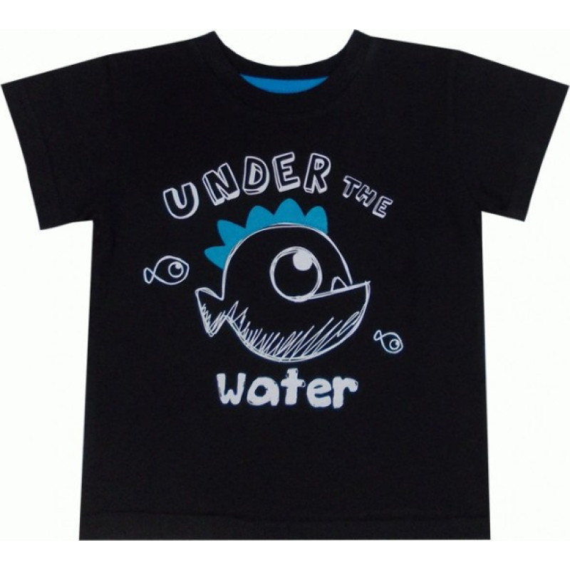 Minikid T-krekls PIRANIA black 110,116 cm [A]