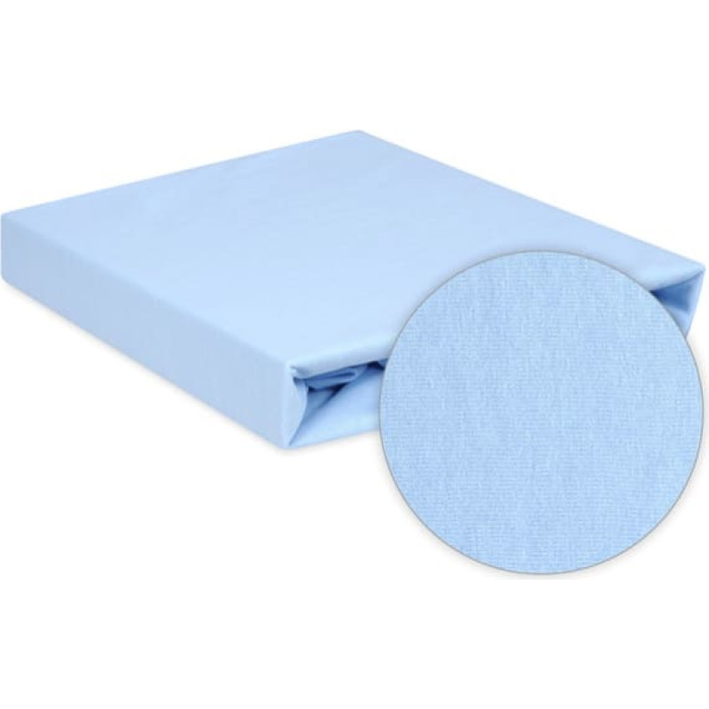 Miniania Простыня джерси влагонепроницаемая BLUE 140x70 см (9133)