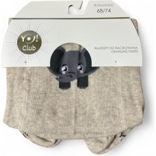Yo Baby Zeķubikses rāpo&scaron;anai 68/74 RAB-0025 beige elephant