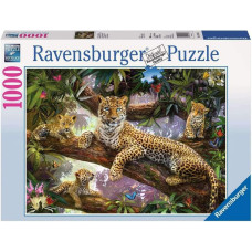 Ravensburger Пазл 1000 Семья леопардов
