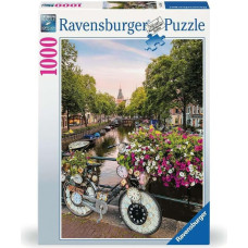 Ravensburger Пазл 1000 Велосипед и цветы в Амстердаме
