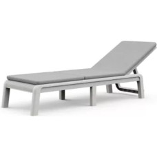 Keter Шезлонг Atlas с подушкой, белый