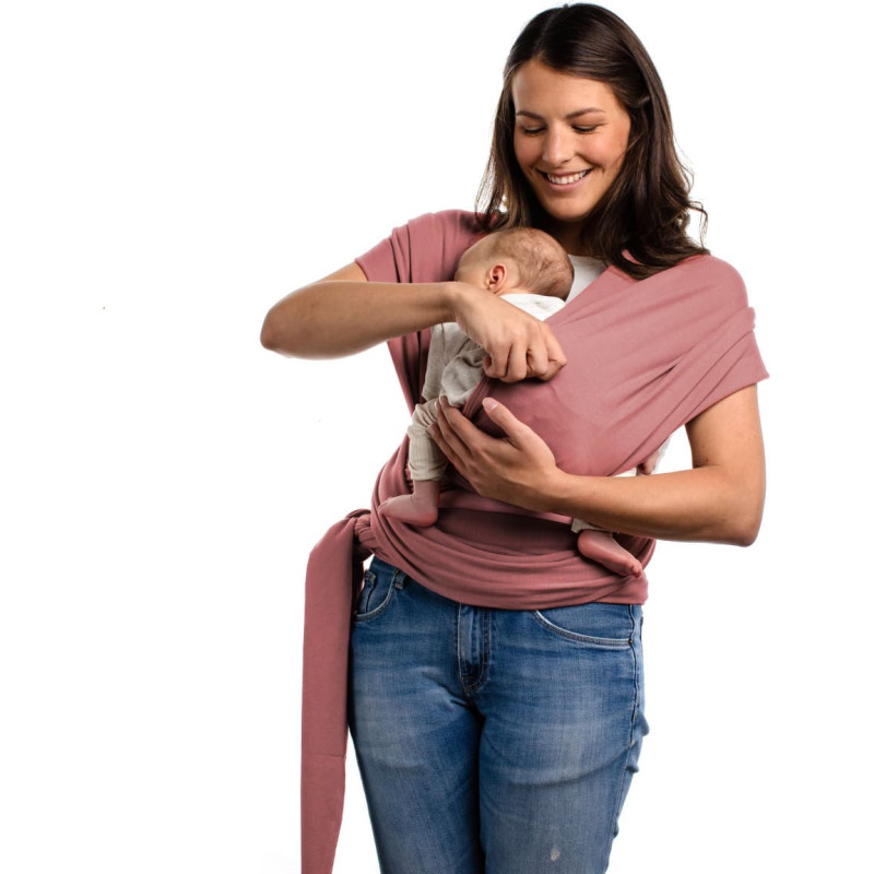 Boba Nosidła BOBA WRAP DUSTY PINK