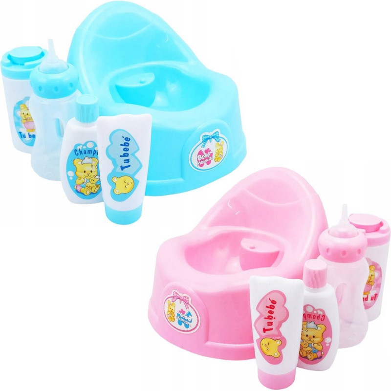 NOCNIK Z AKCESORIAMI DLA LALKI 2 KOLORY