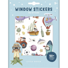 Little Dutch Оконные наклейки Jim & Friends