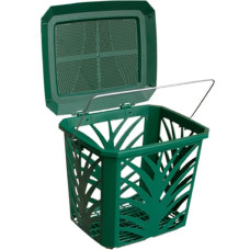 Biobag Корзина для биоотходов MaxAir 7L 24x19,7x20,5см зеленая