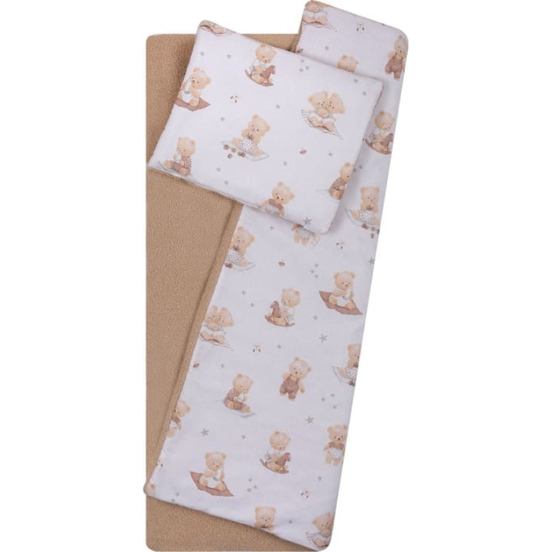 Duet Baby Bedding set to Strolley - 634 - BOUCLA / COTTON - CARMEL