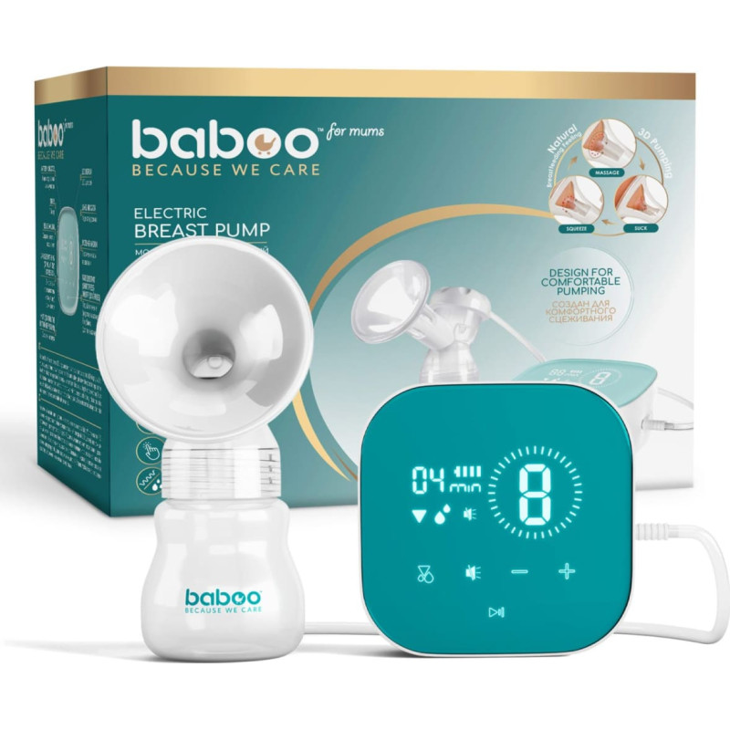 Baboo Электрический молокоотсос с 3D-технологией сцеживания