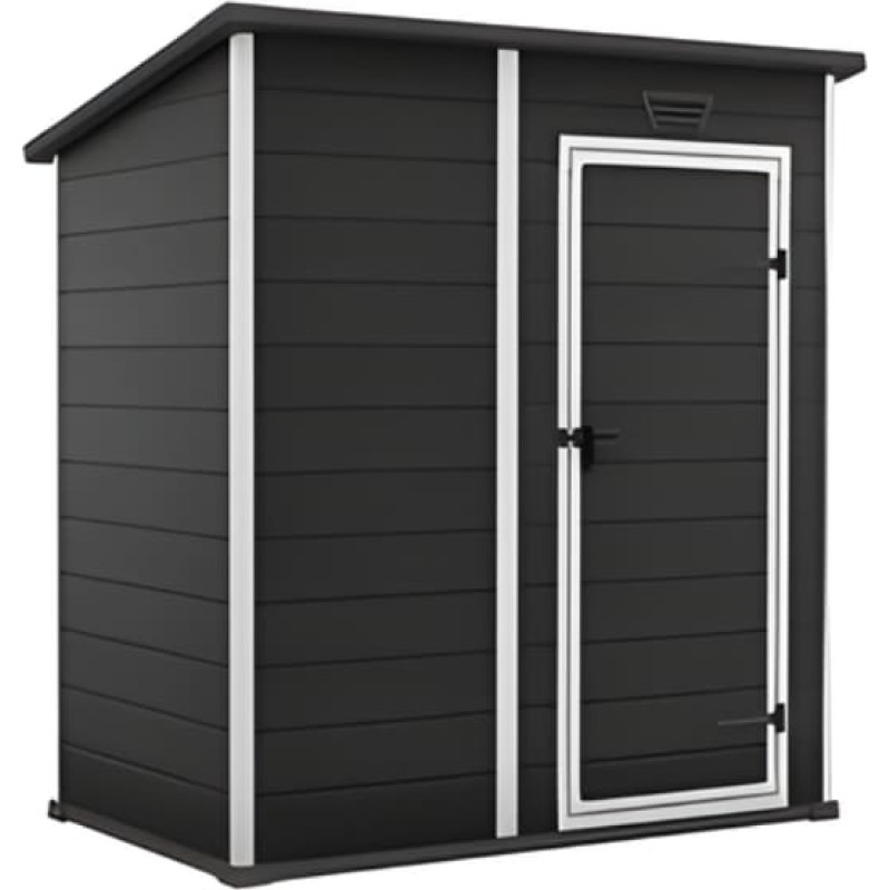 Keter Садовый сарай Essential Shed 6x4 темно-серый/белый