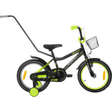 Tabou Детский велосипед TABOU Rocket CS, 16 дюймов, черно-зеленый.