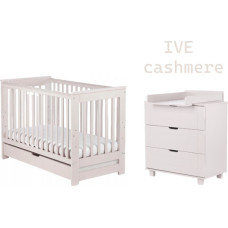 Кровать-тахта Danpol с ящиком и комодом IVE, cashmere (Drewex)