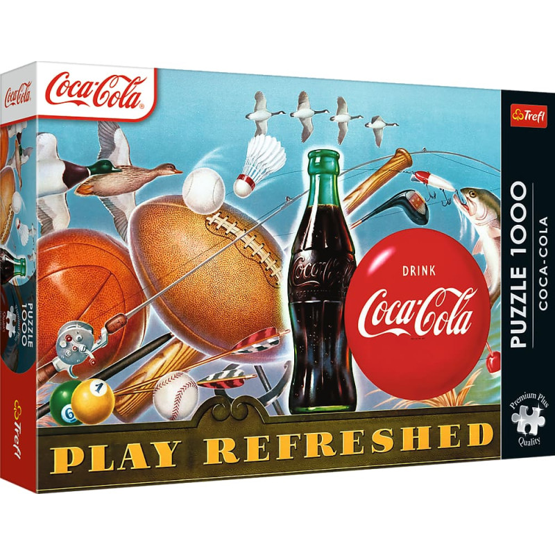 Trefl Premium Plus Пазл Coca-Cola: Play Refreshed, 1000 шт.
