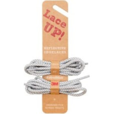 Extrawize Lace UP! светоотражающие шнурки для обуви, серый