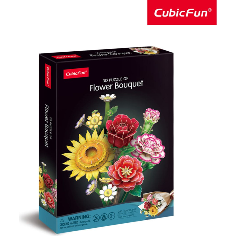 Cubic Fun CUBICFUN 3D пазл &laquo;Букет цветов &ndash; микс&raquo;