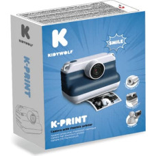 Kidywolf instant camera with thermal printing, blue, K-PRINT-BU