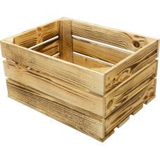 Koka kaste 40 x 30 x 21 cm, dedzināta koksne