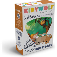 Kidywolf story set La Fontaine&rsquo;s Fables, 3 stories for KIDYSLIDE projector, KIDYSTORIES-LA