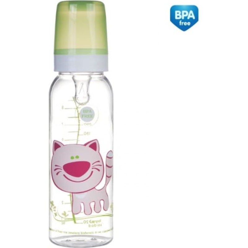 Canpol BABIES bottle Cheerful animals 250ml 12m+, 11/841prz