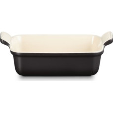 Le Creuset Прямоугольная керамика Heritage 19x14 см / 1,1 л черный