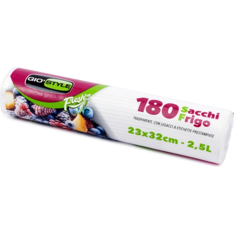 Gio`style Пакеты для заморозки 180 шт. 23x32 см 2,5 л