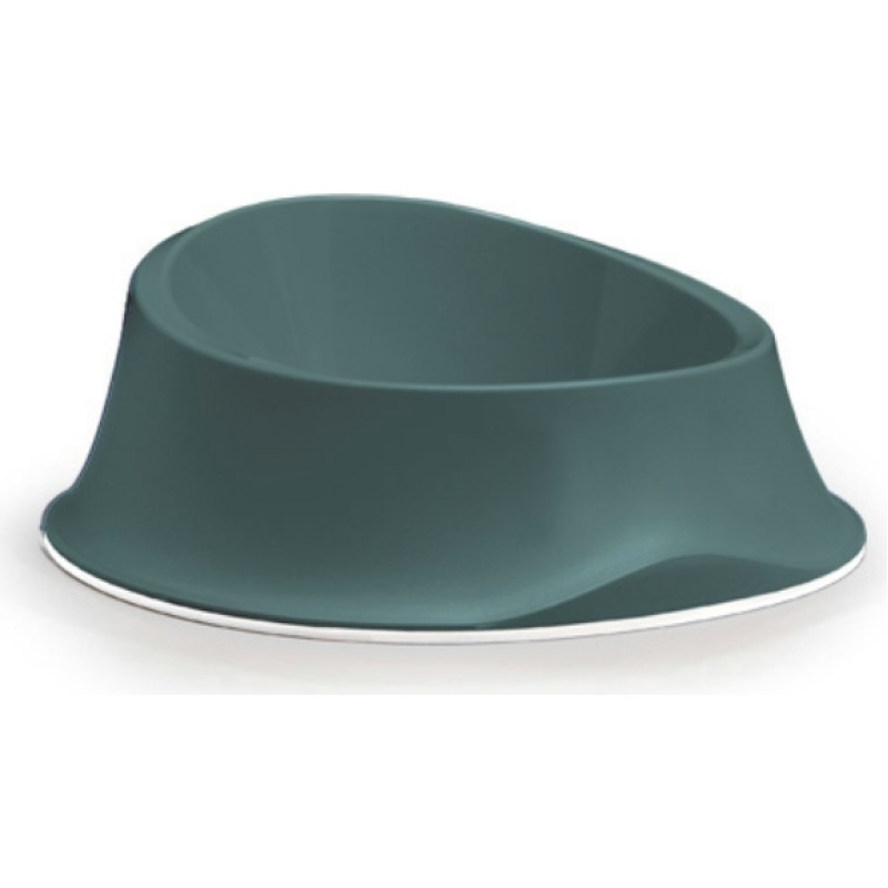 Stefanplast Кормушка Chic 1л 25,6х25,6х10см зеленая