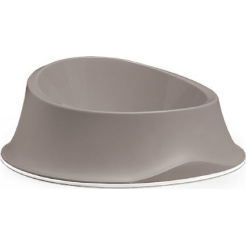 Stefanplast Кормушка Chic 0,65л 22x22x8,6см светло-серая