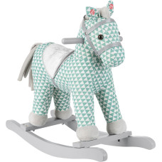 Rocking toy with sound Green Horse