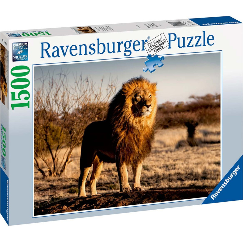 Ravensburger Puzzle Lion King of the Animals 1500p 17107