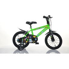 Bimbo Bike Детский велосипед Bimbo Bike 14'' ''COSMOS'', черный/зеленый