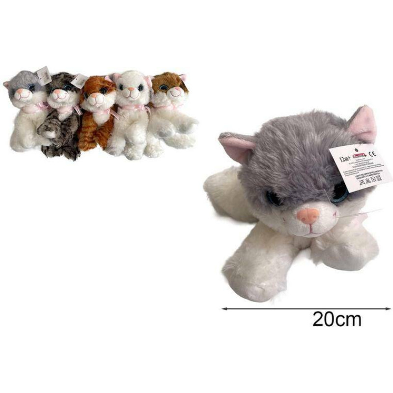 Minikid Plush toy - 72447 - CAT MIX - size 20 cm