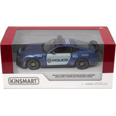 Kinsmart металлическая моделька 2024 Ford Mustang Dark Horse (politsei/tuletõrje), масштаб 1:38