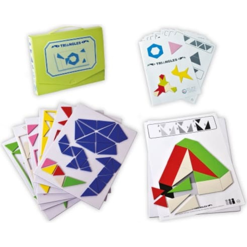 Sepp Magnetic game Triangles for 6 children