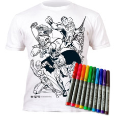 Splat Planet colour in T-shirt, Justice League