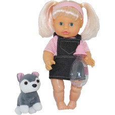 Bambolina Doll Nena with dog 36cm, BD131