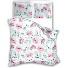 BEDDING SET EUFLORIA 012 220X200+2x70X80 COTTON.