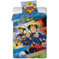 BEDDING SET FIREMAN SAM 036 140X200+70X90 COTTON. MAT.