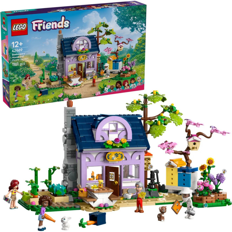 Lego Friends Dom Pszczelarzy I Kwiatowy Ogród 42669