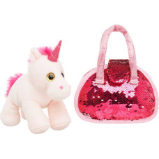 Other Plush toy - 84382 / 43823 - UNICORN in bag  with sequins - size 15 cm