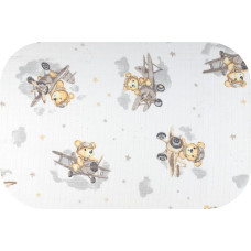 Ega Kids пелёнка - 29590 - TETRA PRINT - EGA - BEAR in PLANE -  размер 70x80 cm