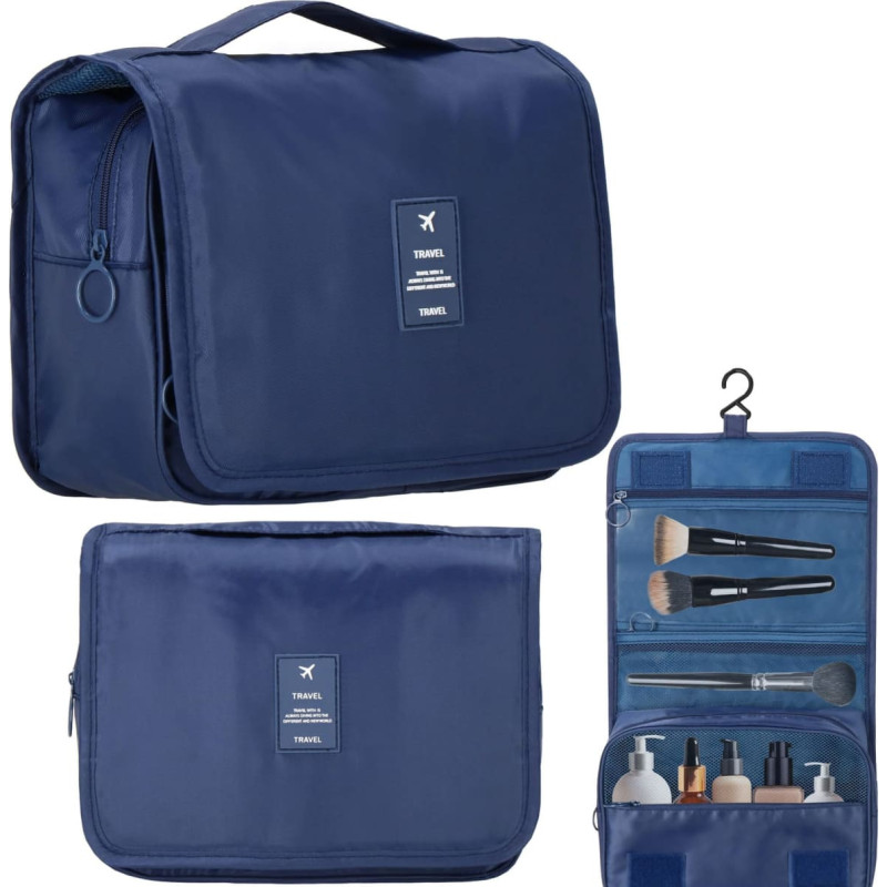 Springos Дорожный органайзер для косметики Springos HA7488 темно-синий, 23x19x9,5 см