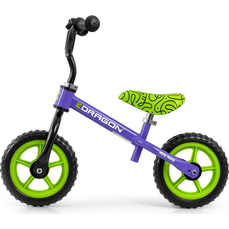 Milly Mally 6346 Беговел DRAGON фиолетовый