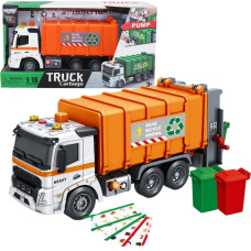 Woopie Interaktywna Śmieciarka Model Skala 1:16 Efekty Dźwiękowe i Świetlne