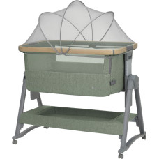 Bedside crib Nanna 2 Army Green